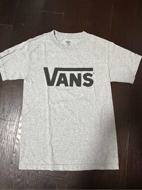 Vans Grey T-Shirt with Black Logo